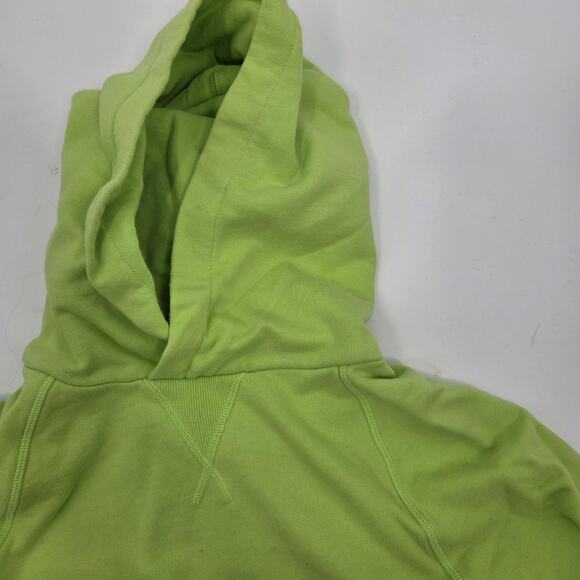 Athleta Moonrise Line Green Hoodie Split Back Sweatshirt Relaxed XXSmall - Picture 2 of 9